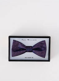 Papion imprimeu fantezie violet PAUL WILLIAMS homme