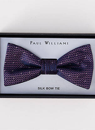 Papion imprimeu fantezie violet PAUL WILLIAMS bărbat