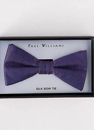Papion imprimeu fantezie violet PAUL WILLIAMS bărbat