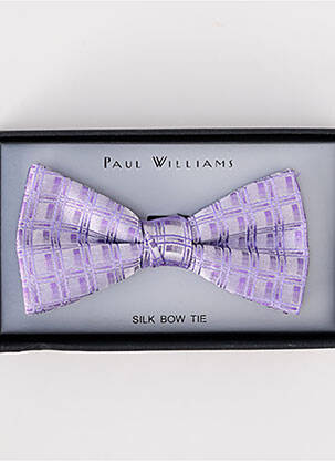 Papion broderie violet PAUL WILLIAMS bărbat