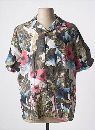 Cămașă cu mâneci scurte verde BY CHARLIE B bărbat