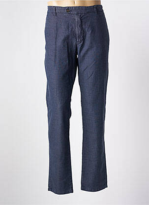 Pantalon chino țesătură melanj mărime normală albastru BY CHARLIE B bărbat