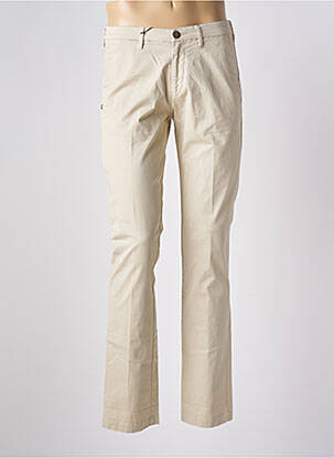 Pantalon chino țesătură poplin mărime normală bej BY CHARLIE B bărbat
