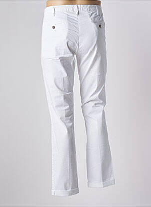 Pantalon chino țesătură poplin mărime normală alb BY CHARLIE B bărbat