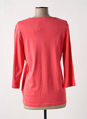 Tricou mâneci 3/4 mâneci 3/4 roz SIGNATURE femeie