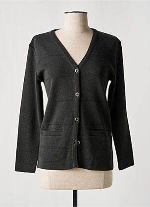 Vestă cu mâneci lungi gri ELEANE femeie