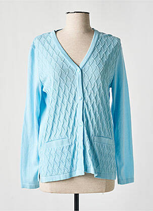 Vestă cu mâneci lungi albastru ELEANE femeie