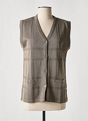 Vestă fără mâneci gri ELEANE femeie