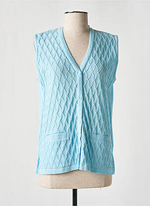 Vestă fără mâneci albastru ELEANE femeie