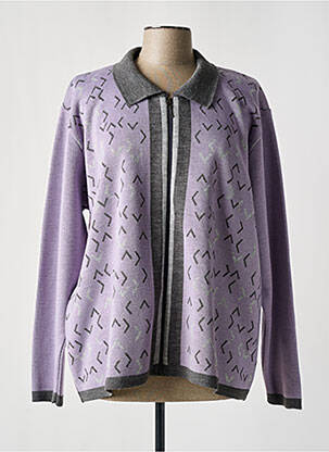 Vestă cu mâneci lungi violet OMC femeie