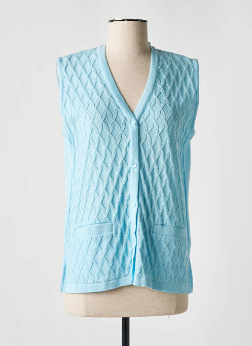 Vestă fără mâneci albastru ELEANE femeie