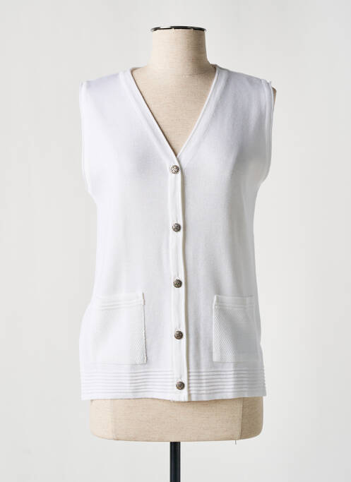 Vestă fără mâneci bej ELEANE femeie