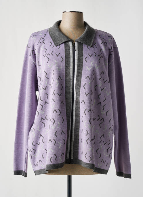 Vestă cu mâneci lungi violet OMC femeie