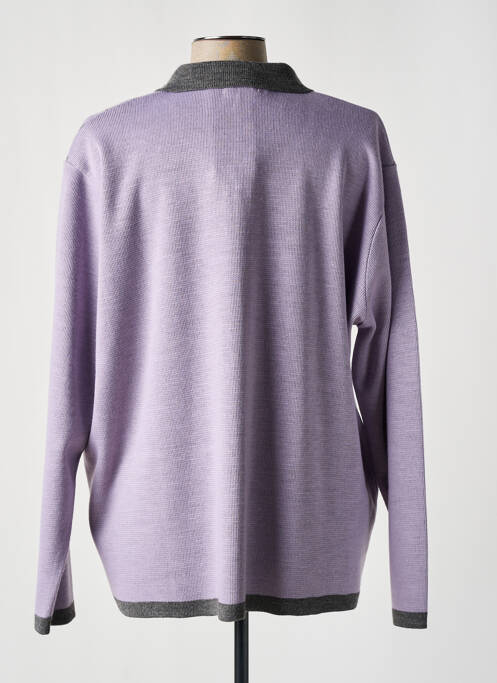 Vestă cu mâneci lungi violet OMC femeie