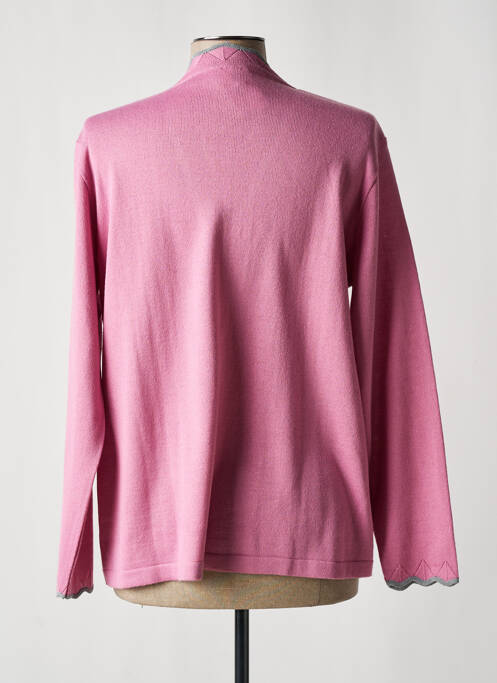 Vestă cu mâneci lungi roz ELEANE femeie