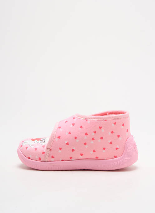 Papuci/Pantofi de casă roz TOOTI fată