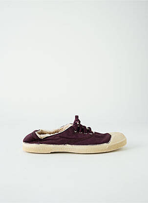 Adidași vârf rotund toc plat până la 3 cm violet BENSIMON femeie