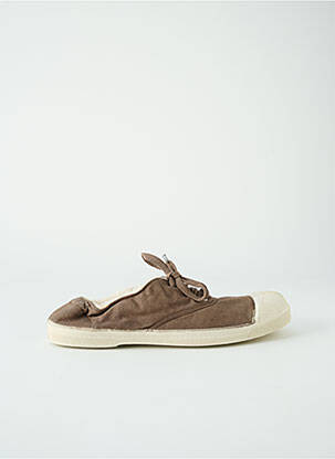 Adidași vârf rotund toc plat până la 3 cm bej BENSIMON femeie