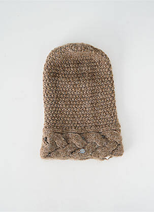 Căciulă tricot tricot pufos bej KOCCA femeie