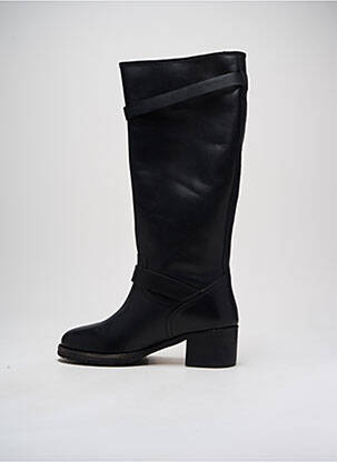 Cizme material neted toc de 4 la 6 cm negru PALLADIUM femeie