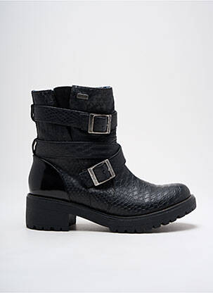 Botine/ghete material neted toc de 4 la 6 cm negru KOCCA femeie