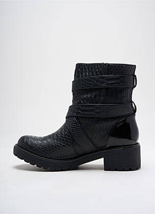 Botine/ghete material neted toc de 4 la 6 cm negru KOCCA femeie