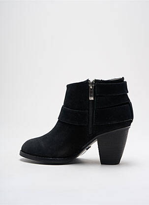 Botine/ghete cubanez toc de 4 la 6 cm negru KOCCA femeie