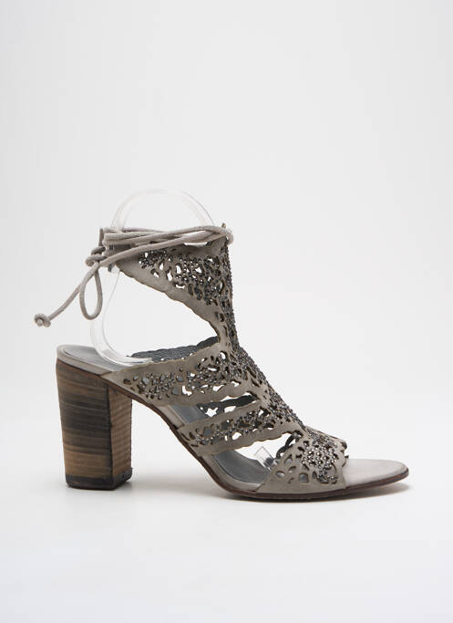 Sandale/Pantofi decupați gri MIMMU femeie