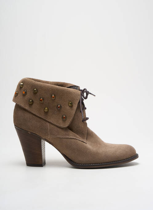 Botine/Ghete maro MELINE femeie