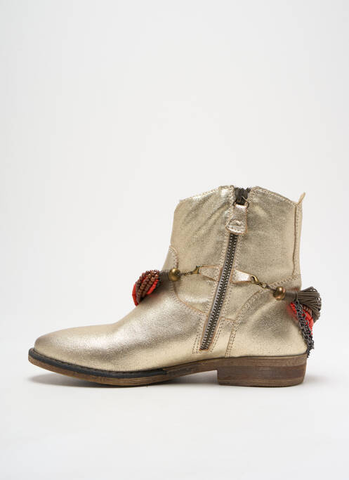 Botine/Ghete auriu MELINE femeie