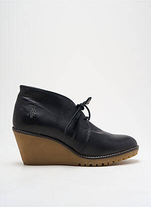 Botine/ghete material neted toc de 4 la 6 cm negru U.S. POLO ASSN femeie