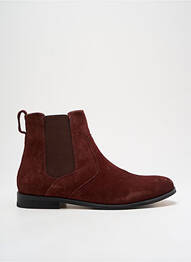 Botine/ghete nubuc toc plat până la 3 cm violet PALLADIUM femme