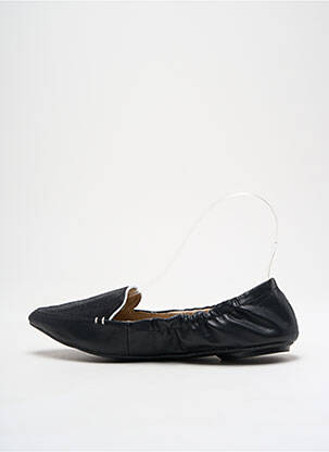 Mocasini material neted toc plat până la 3 cm negru BUTTERFLYTWISTS femeie