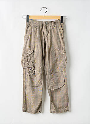 Pantalon cargo croială dreaptă bej SCOTCH SHRUNK băiat