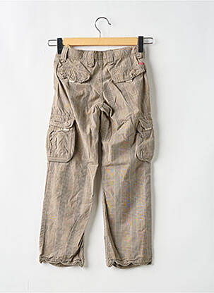 Pantalon cargo croială dreaptă bej SCOTCH SHRUNK băiat