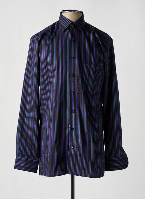 Cămașă cu mâneci lungi negru MARVELIS bărbat