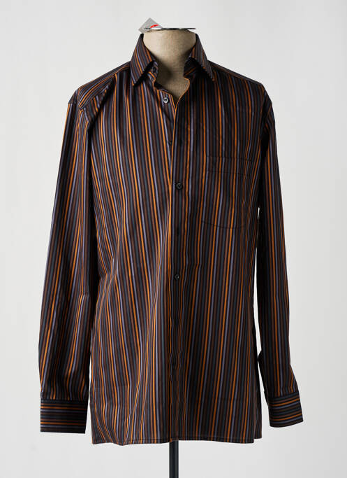 Cămașă cu mâneci lungi negru MARVELIS bărbat