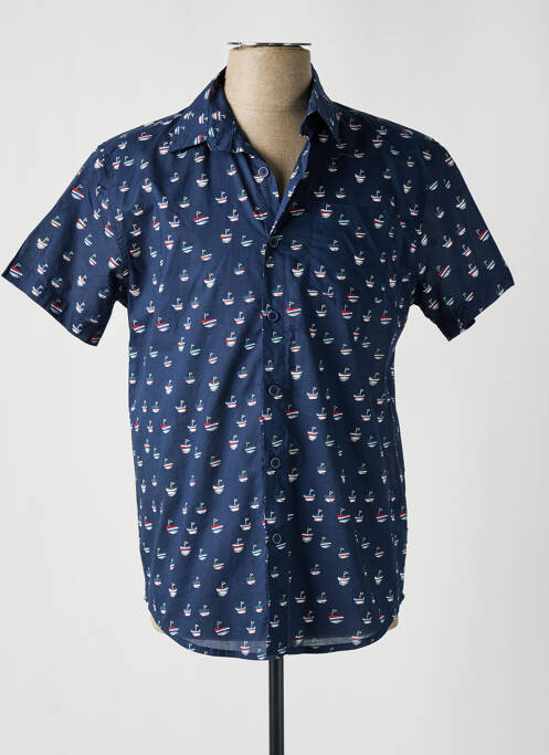 Cămașă cu mâneci scurte albastru LOSAN bărbat