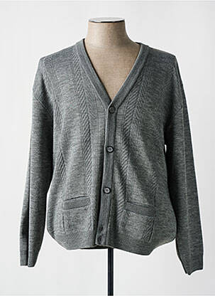 Vestă cu mâneci lungi gri RHODAMEL bărbat