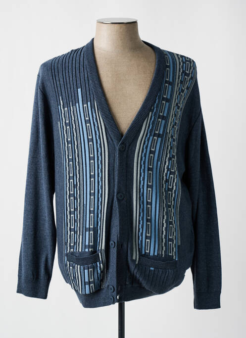 Vestă cu mâneci lungi albastru PAUL RHODAMEL bărbat