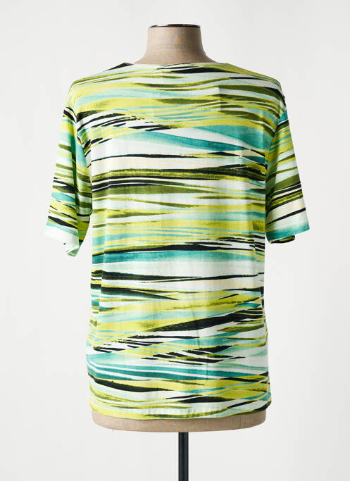 Tricou elasticitate mâneci scurte verde MARINELLO femme