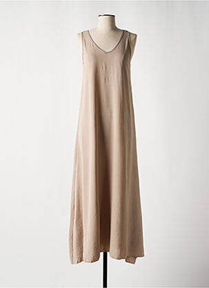 Rochie lungă bej DON ALGODON femeie