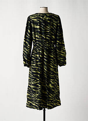 Rochie midi mâneci lungi mâneci lungi verde B.YOUNG femeie