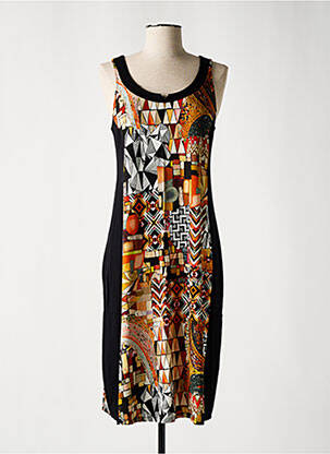 Rochie midi portocaliu BARANDI femeie