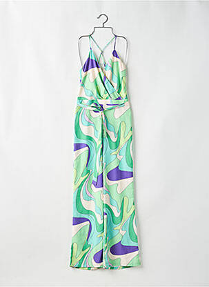 Salopetă-pantalon verde MORGAN femeie