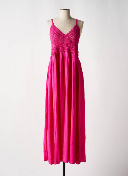 Rochie lungă roz CULTURE SUD femeie