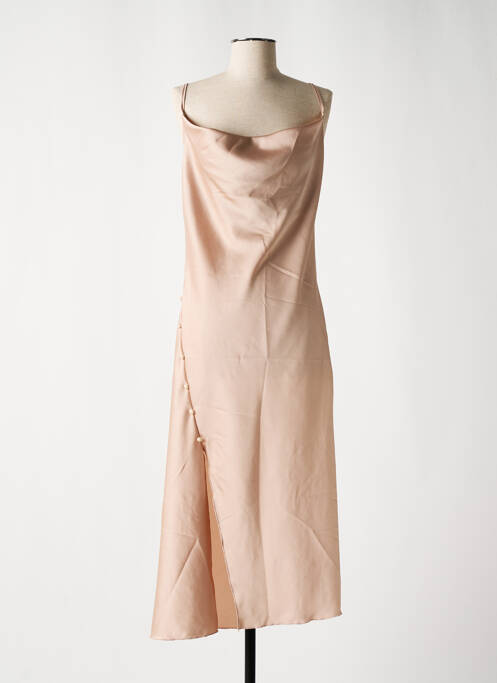 Rochie midi bej CULTURE SUD femeie