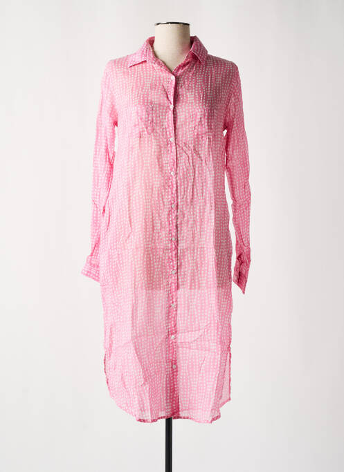 Rochie de plajă roz TERRE ROUGE femeie