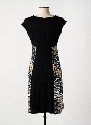 Rochie scurtă mâneci scurte mâneci scurte negru VANIA femeie