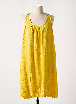 Rochie midi galben CULTURE SUD femeie